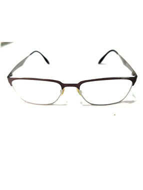 Ray Ban RB6344 2862 Brown Square Silver Eyeglasses Frame 54-17 140